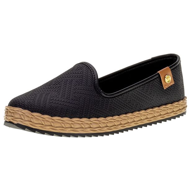 Sapatilha Feminina Moleca - 5696304 PRETO 35