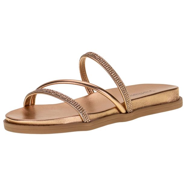 Tamanco Feminino Flat Via Marte - 2319707 BRONZE 34