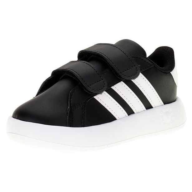 Tênis Infantil Grand Court 2.0 Adidas - ID5267 PRETO/BRANCO 22