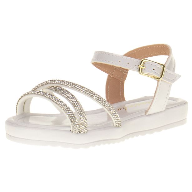 Sandália Infantil Feminina Gracinha - 784 BRANCO 23