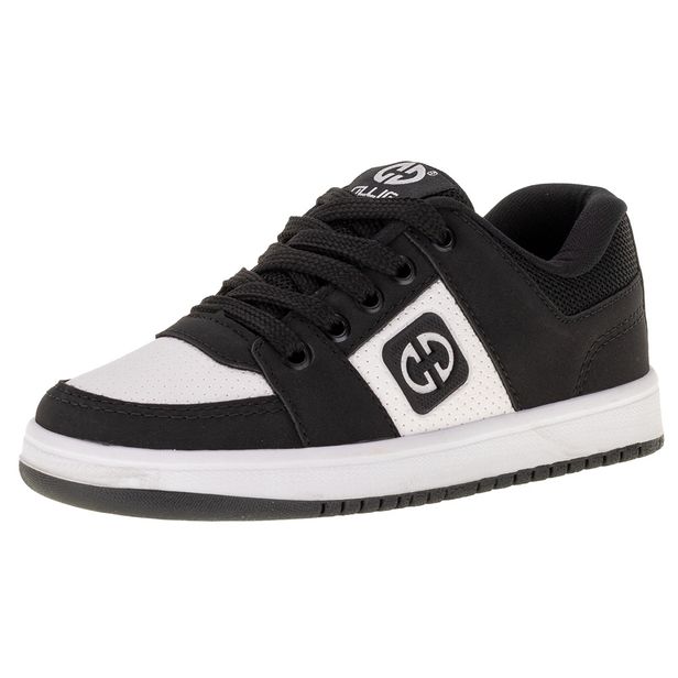 Tênis Infantil Furious Ollie - 600 PRETO/BRANCO 29