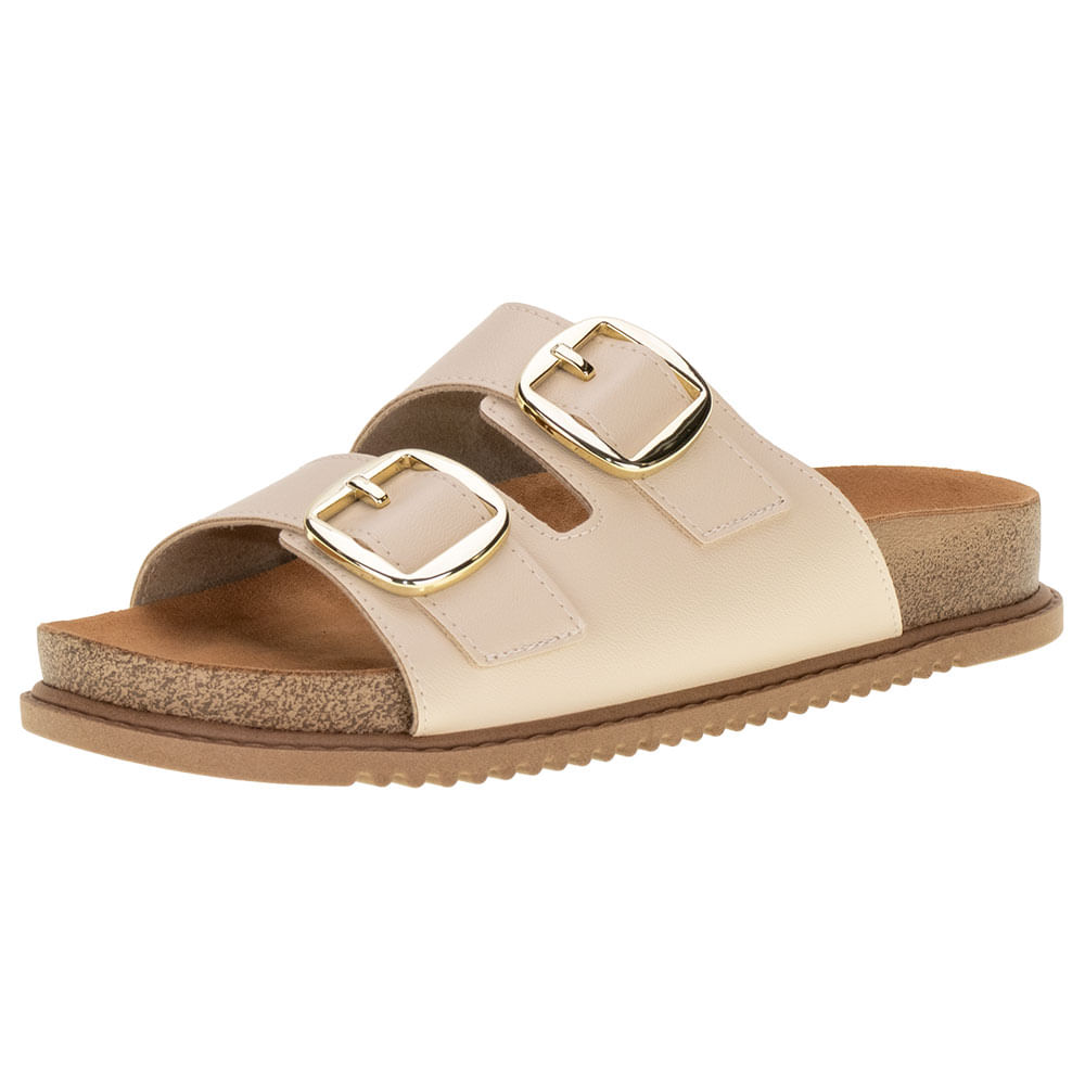 Sandália Feminina Conforto Beira Rio 8523102 NATURAL