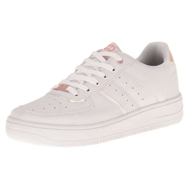 Tênis Feminino Kings Ollie- 501 BRANCO/ROSA 34