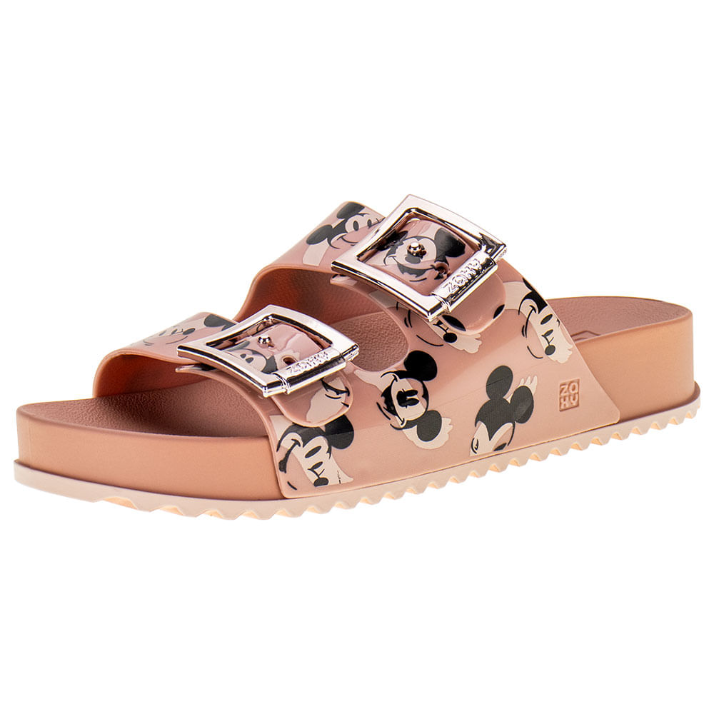 Sandália Joy Mickey Partner Conforto Zaxy - 18262 ROSA | Clovis