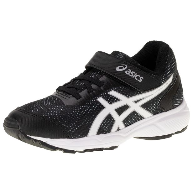 Tênis Infantil Fantasy 4 PS Asics - 1014A309 PRETO/BRANCO 26