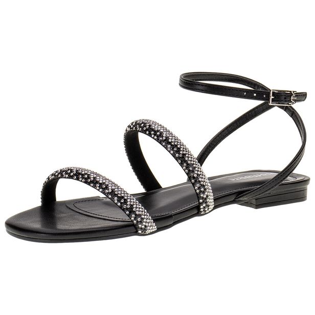 Sandália Feminina Flat Via Marte - 2316605 PRETO 34