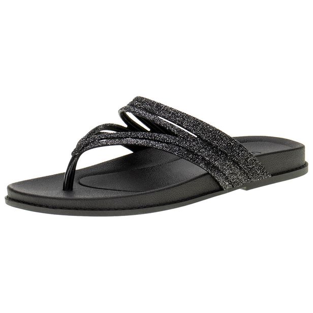 Tamanco Feminino Flat Radiante Grendha - 19011 PRETO 33/34