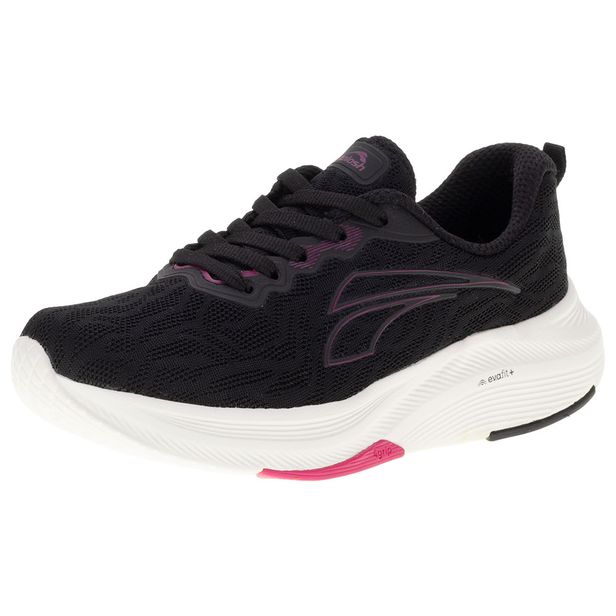 Tênis Feminino Sport Style Kolosh - E0202 PRETO/ROSA 34