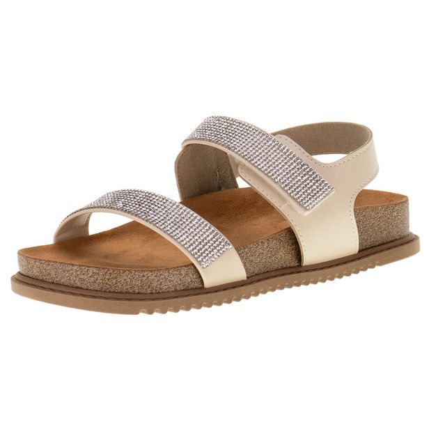 Sandália Feminina Flat Beira Rio - 8523104 NATURAL 34