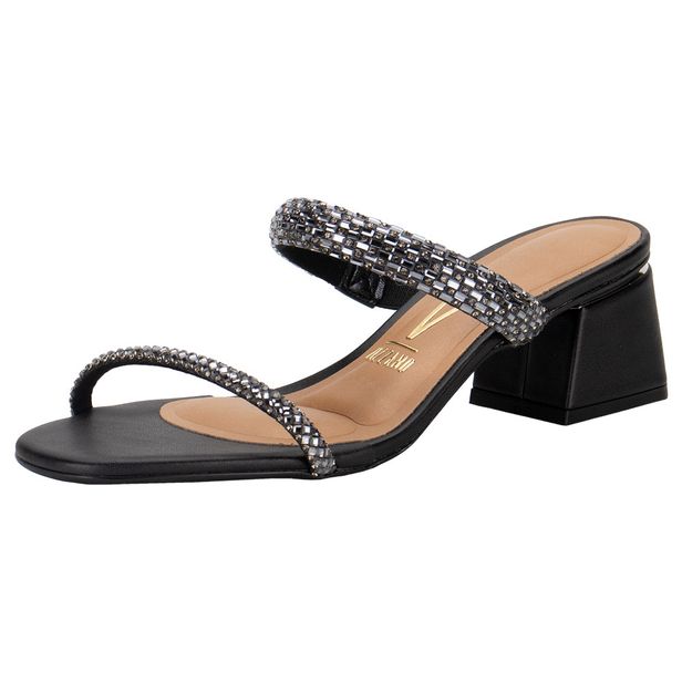 Tamanco Feminino Salto Grosso Vizzano - 6428134 PRETO 35