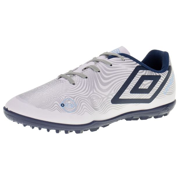 Chuteira Masculina Society Orbit Umbro - U01FB00153 BRANCO/AZUL 38