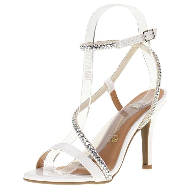 Sandália Feminina Salto Fino Vizzano - 6249496 BRANCO 35