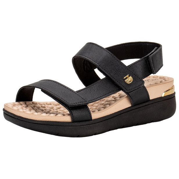 Sandália Feminina Flat Modare - 7151126 PRETO 34