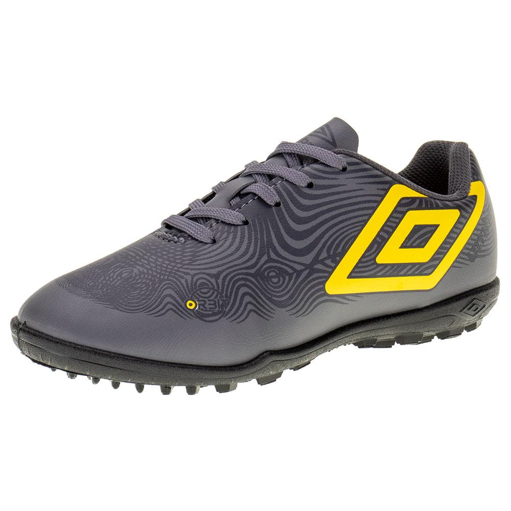 Chuteira Infantil Society Orbit Umbro U07FB00179 CINZA