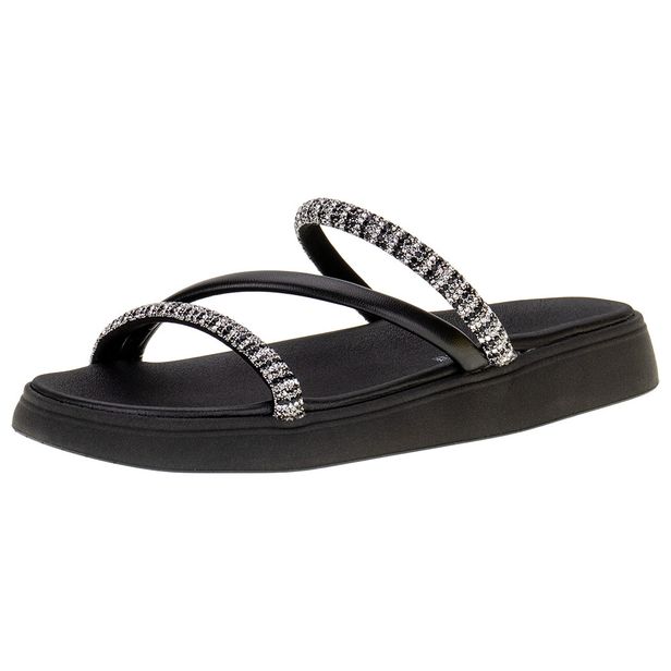 Tamanco Feminino Flat Moleca - 5469121 PRETO 36