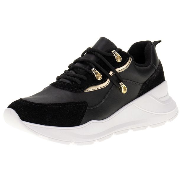 Tênis Feminino Sneaker Vizzano - 1360103 PRETO 35