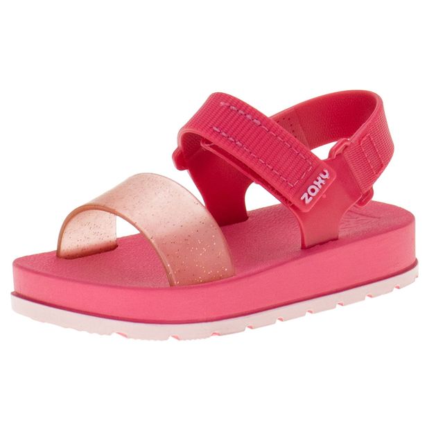 Sandália Infantil Feminina Moderninha Zaxynina - 18501 PINK 17/18