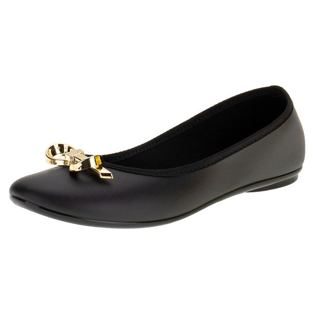 Sapatilha Feminina Moleca - 5726124 PRETO 34