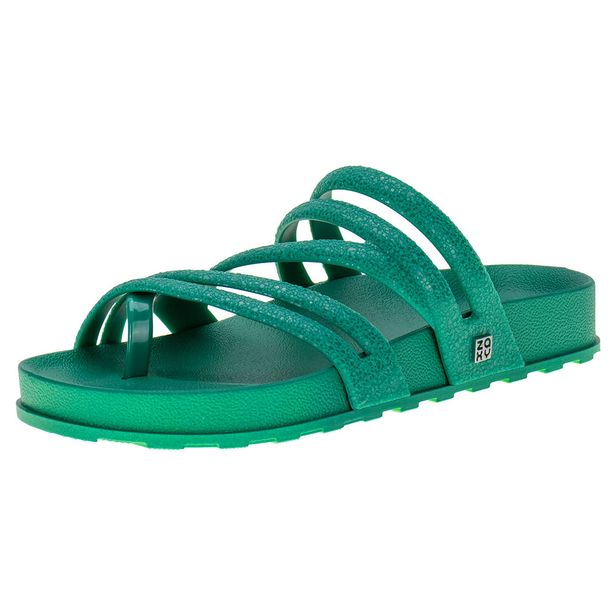 Sandália Feminina Conforto Bold Zaxy - 18876 VERDE 36