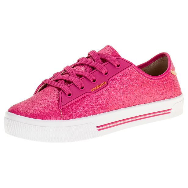 Tênis Feminino Casual Moleca - 5667525 PINK 36