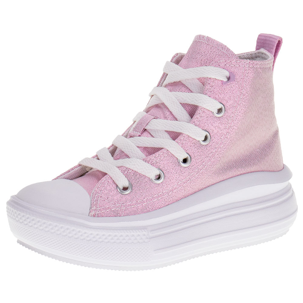 Tênis Infantil Chuck Taylor Move Converse All Star CK1124 ROSA 28