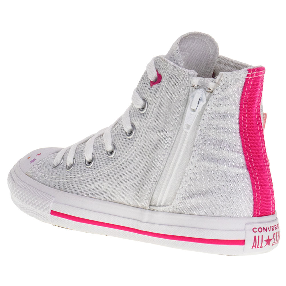 Tênis Converse Chuck Taylor Tenis All Star Infantil Cinza Tênis