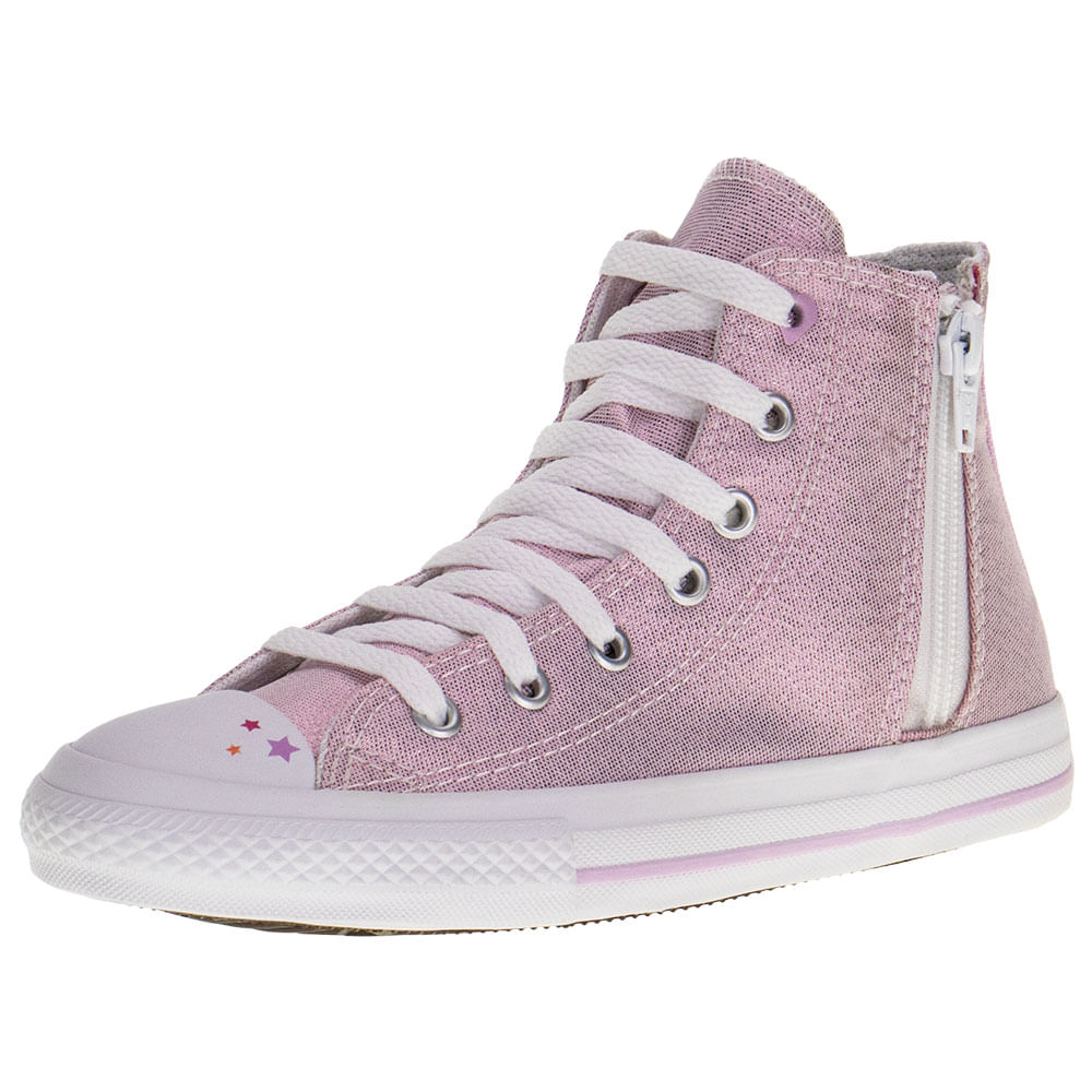 Tenis Infantil Chuck Taylor Converse All Star CK1126 ROSA cloviscalcados