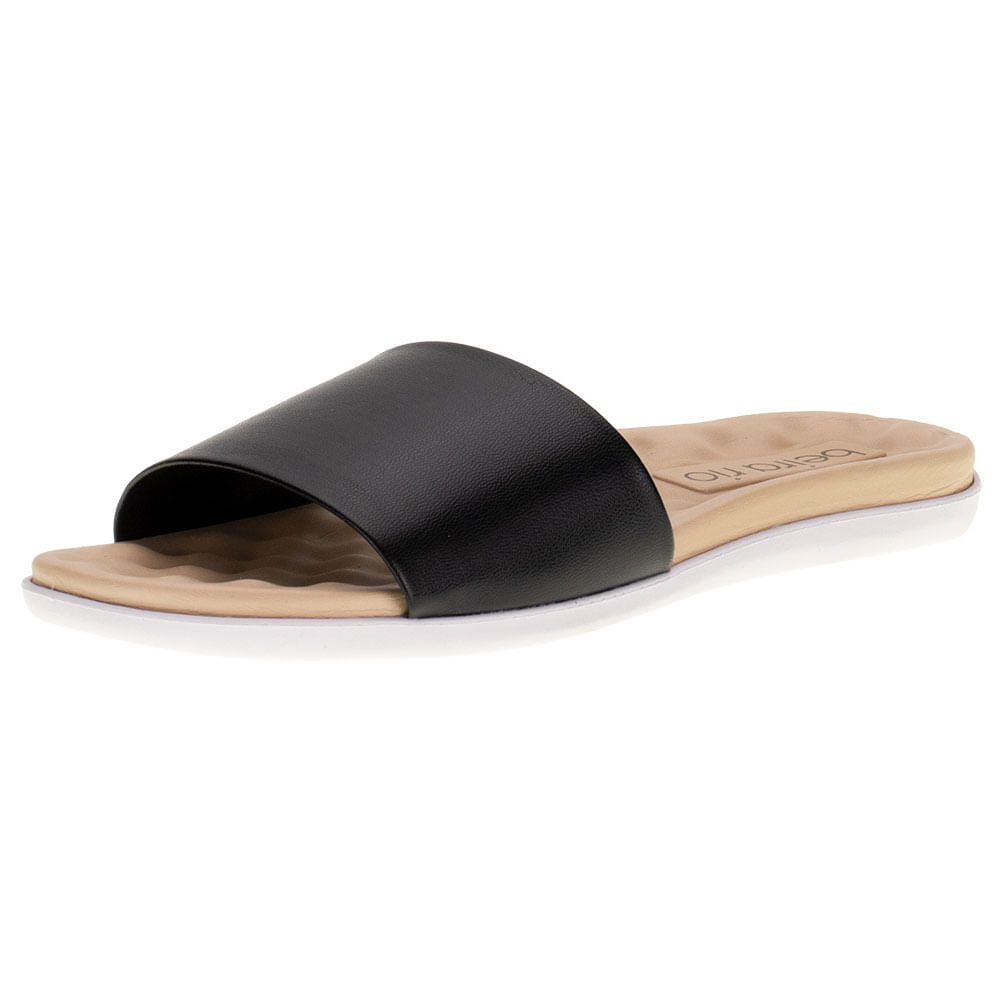 Chinelo Feminino Slide Beira Rio 8360303 PRETO cloviscalcados