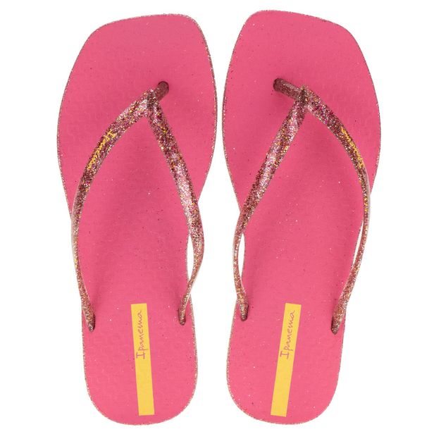 Chinelo Feminino Edge Maxi Glitter Ipanema - 27095 PINK 33/34