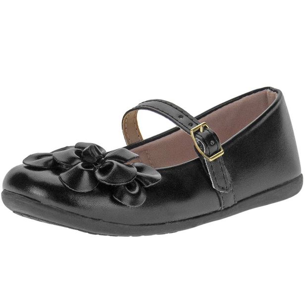 Sapatilha Infantil Feminina Lily Kids 18144 PRETO 20