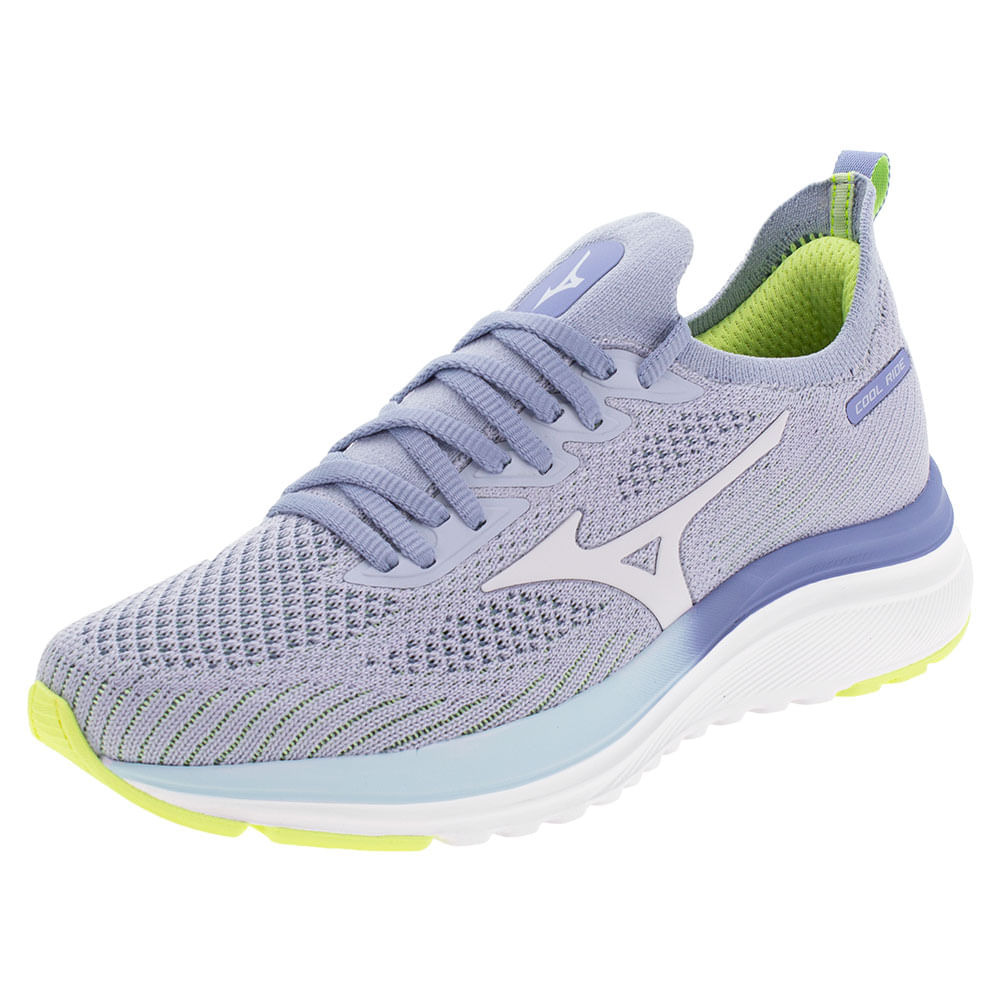 あおい Tênis Feminino Cool Ride Mizuno - 101022022 AZUL | Clovis Calçados