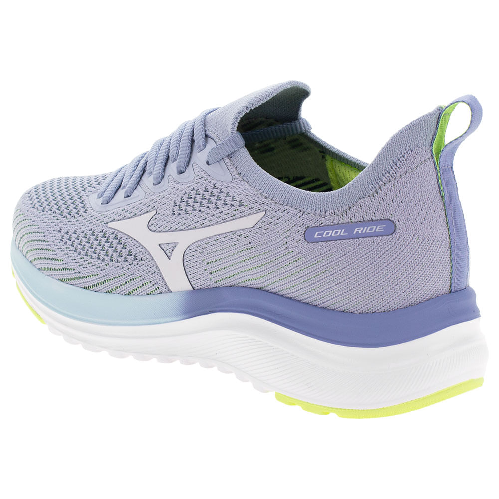 あおいろ Tênis Feminino Cool Ride Mizuno - 101022022 AZUL - cloviscalcados