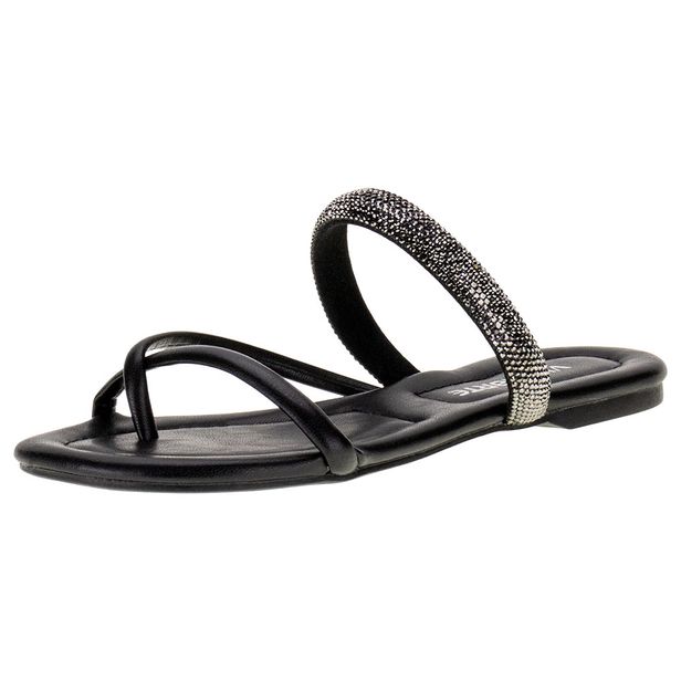 Tamanco Feminino Flat Via Marte 2321110 PRETO 34