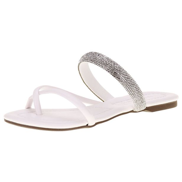 Tamanco Feminino Flat Via Marte  2321110 BRANCO 34