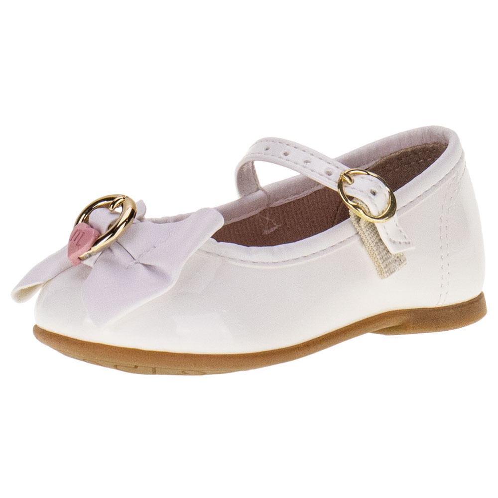 Sapatilha Infantil Feminina Baby Molekinha 21061030 BRANCO