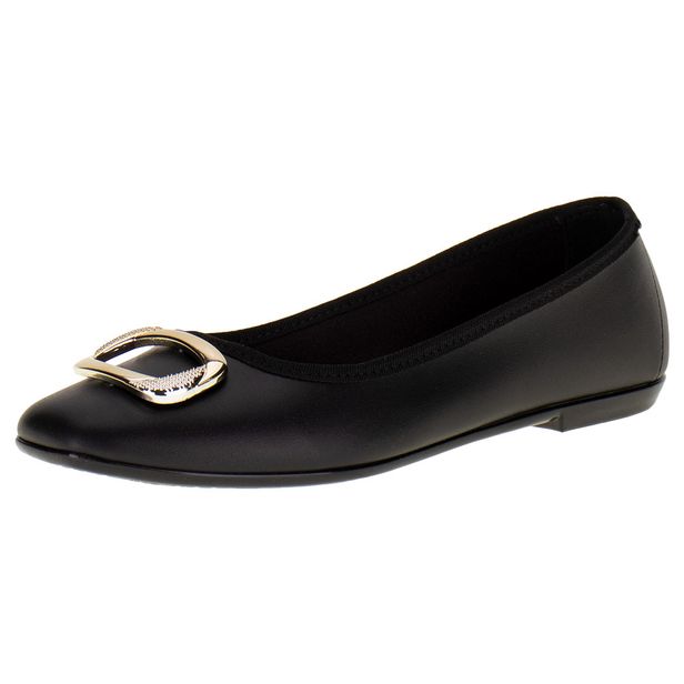 Sapatilha Feminina Moleca 5729119 PRETO 34