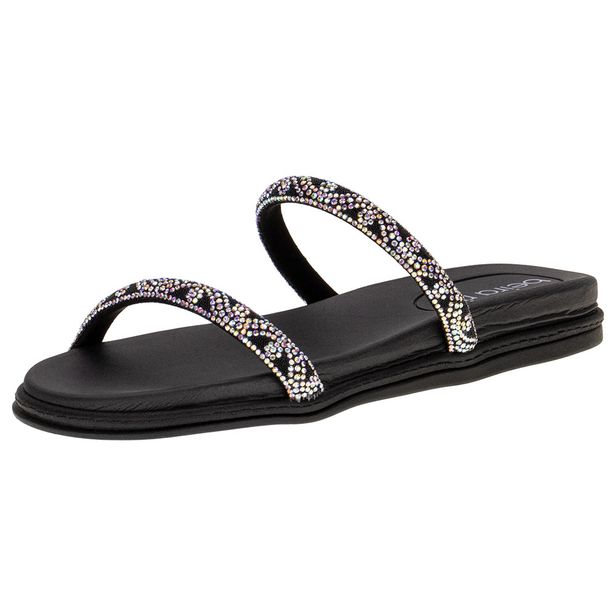 Tamanco Feminino Flat Beira Rio - 8488105 PRETO 34