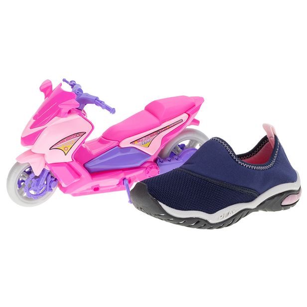 Kit Tênis Infantil Play + Moto Kidy - 0071597 MARINHO 27