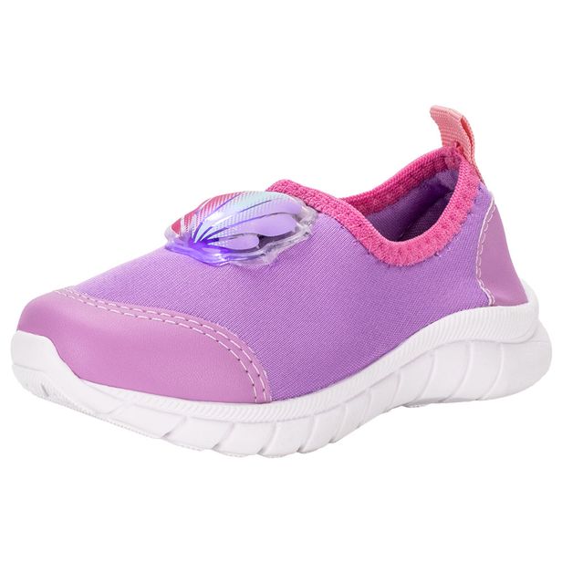 Tênis Infantil Feminino Led Nayarinha - 330 ROXO 20