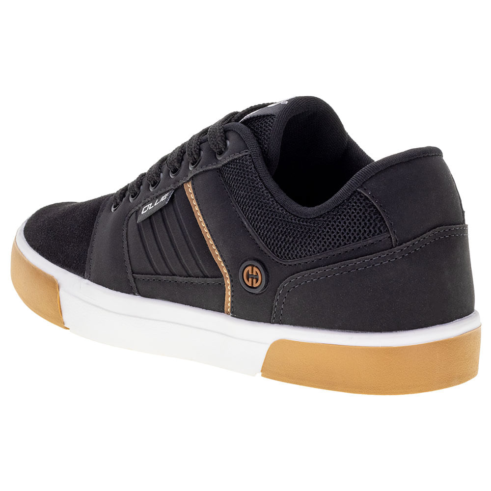 Tênis Masculino Monster Ollie 418 PRETO - cloviscalcados