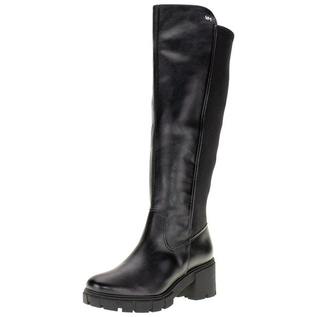 Bota Feminina Cano Alto Via Marte 001003 PRETO 34