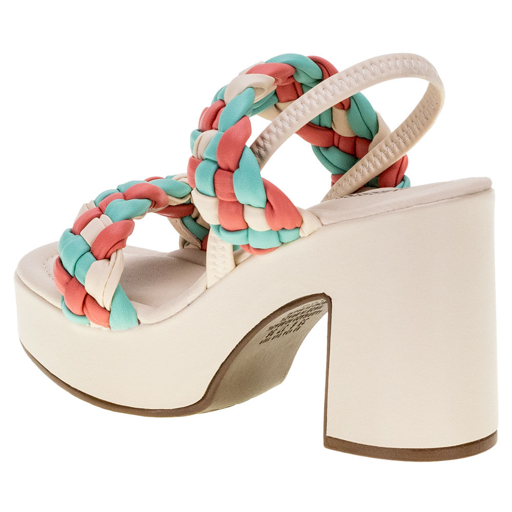 Sandália Feminina Meia Pata Mississipi Q7051 NATURAL 34