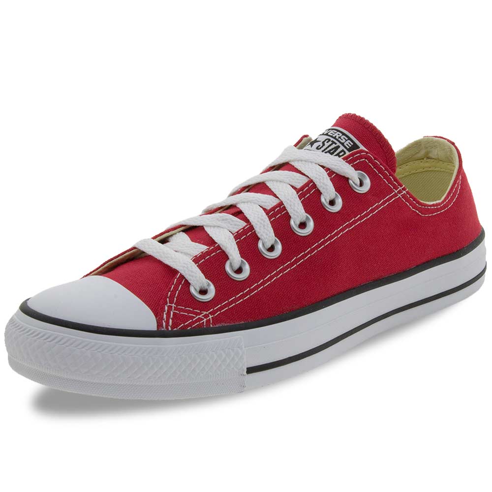 Tênis AS Core OX Vermelho Converse All Star 114004 cloviscalcados