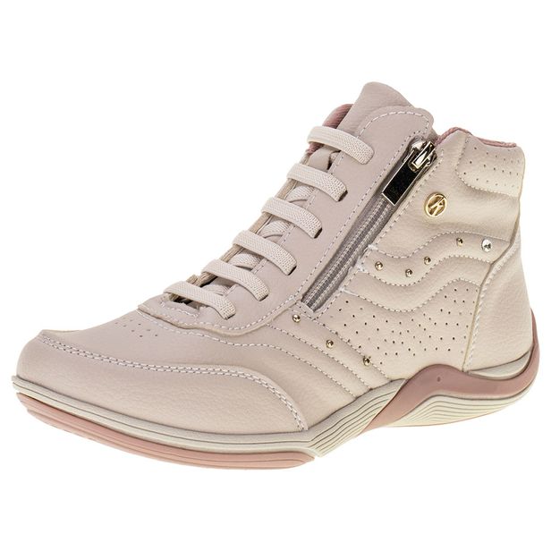 Tênis Feminino Cano Alto Kolosh C3662 BEGE/ROSA 36