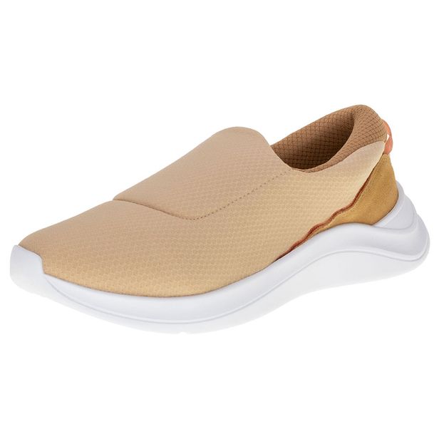 Tênis Feminino Slip On Usaflex  AL1205 NATURAL 33