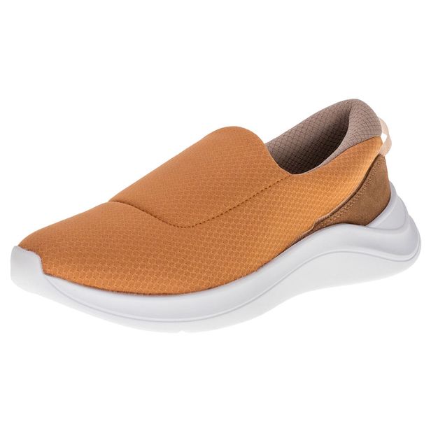 Tênis Feminino Slip On Usaflex  AL1205 CARAMELO 35