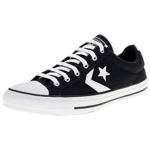 Tênis Masculino Star Player Converse All Star CO0505 PRETO/BRANCO 37