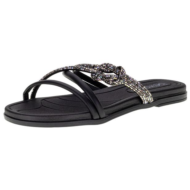 Tamanco Feminino Flat Beira Rio 8507112 PRETO 34