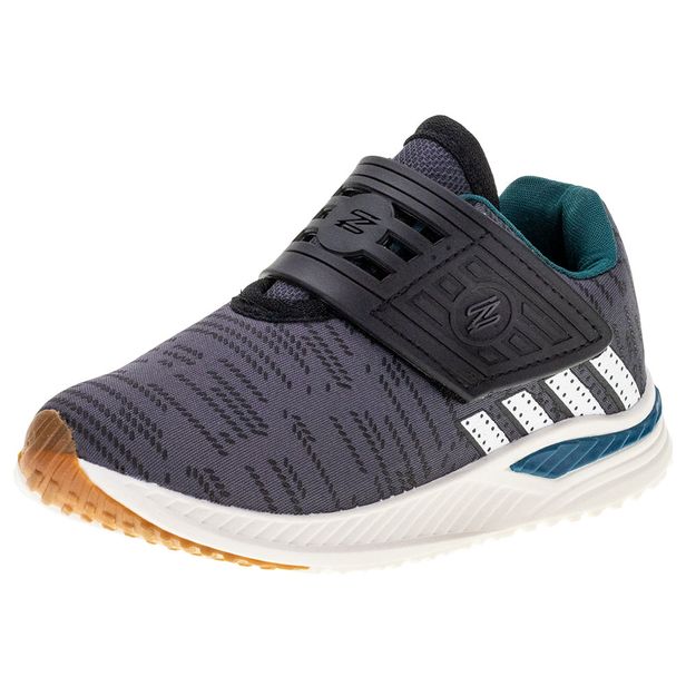 Tênis Infantil Masculino Zeuz 94KX CINZA/VERDE 32