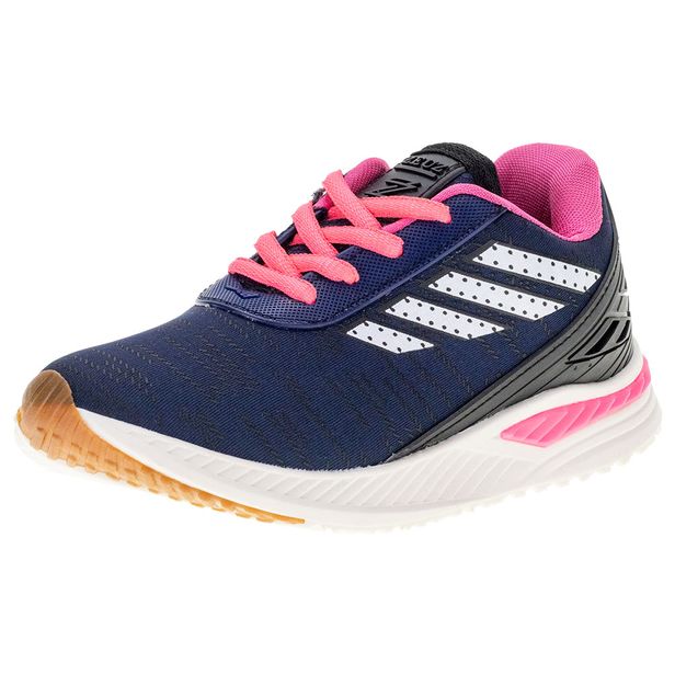 Tênis Infantil Feminino Zeuz 92KX AZUL/ROSA 35